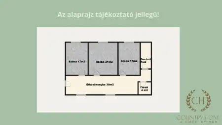 Eladó családi ház, Csongrád 3 szoba 96 m² 43.5 M Ft