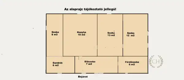 Eladó családi ház, Sándorfalva 3 szoba 70 m² 57 M Ft